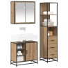 Ensemble de mobilier de salle de bain 3 pc Chêne artisanal 621293621293
