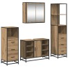 Ensemble de mobilier de salle de bain 4 pc Chêne artisanal 621294621294