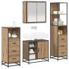 Ensemble de mobilier de salle de bain 4 pc Chêne artisanal 621295621295