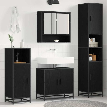 Ensemble de mobilier de salle de bain 3 pc Chêne artisanal 621297621297