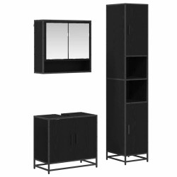 Ensemble de mobilier de salle de bain 3 pc Chêne artisanal 621297621297