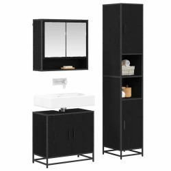 Ensemble de mobilier de salle de bain 3 pc Chêne artisanal 621297621297