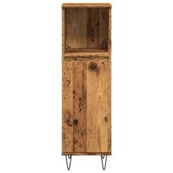 Armoire de salle de bain vieux bois 30x30x100cm bois ingénierie 621299621299