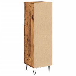 Armoire de salle de bain vieux bois 30x30x100cm bois ingénierie 621299621299