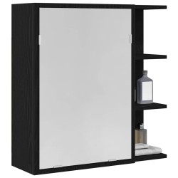 Armoire Miroir de Salle de Bain Chêne noir 62,5 x 20,5 x 64 cm 621304621304