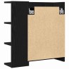 Armoire Miroir de Salle de Bain Chêne noir 62,5 x 20,5 x 64 cm 621304621304