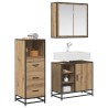 Ensemble de mobilier de salle de bain 3 pc Chêne artisanal 621305621305