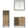 Ensemble de mobilier de salle de bain 3 pc Chêne artisanal 621305621305