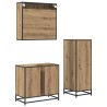 Ensemble de mobilier de salle de bain 3 pc Chêne artisanal 621305621305