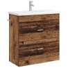 Ensemble de mobilier de salle de bain Bois ancien 621308621308