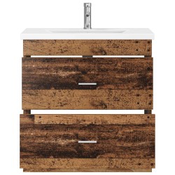 Ensemble de mobilier de salle de bain Bois ancien 621308621308
