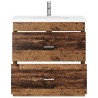 Ensemble de mobilier de salle de bain Bois ancien 621308621308