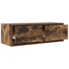Meuble TV chêne fumé 80x31x25,5 cm bois d'ingénierie 621311621311