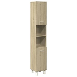 Armoire de salle de bain chêne sonoma 30,5x30x179 cm 621314621314