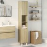 Armoire de salle de bain chêne sonoma 30,5x30x179 cm 621314621314