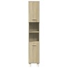 Armoire de salle de bain chêne sonoma 30,5x30x179 cm 621314621314