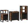 Ensemble de mobilier de salle de bain 3 pcs Bois Recyclé Solide 621322621322