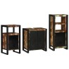 Ensemble de mobilier de salle de bain 3 pcs Bois Recyclé Solide 621322621322