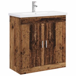 Ensemble de mobilier de salle de bain Bois ancien 621323621323