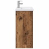 Ensemble de mobilier de salle de bain Bois ancien 621323621323