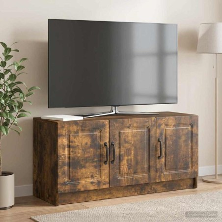 Meuble TV Chêne fumé 99 x 34,5 x 47 cm Bois d'ingénierie 621326621326