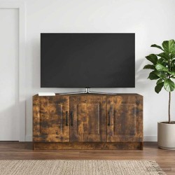 Meuble TV Chêne fumé 99 x 34,5 x 47 cm Bois d'ingénierie 621326621326