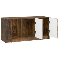 Meuble TV Chêne fumé 99 x 34,5 x 47 cm Bois d'ingénierie 621326621326