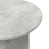 Ensemble de tables d'appoint 2 pcs Gris béton Bois d'ingénierie 621328621328