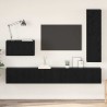 Ensemble meuble TV 4 pcs Chêne noir Bois d'ingénierie 621330621330