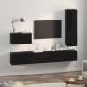 Ensemble meuble TV 4 pcs Chêne noir Bois d'ingénierie 621330621330