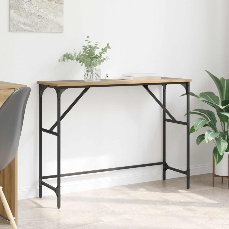 Table console Chêne artisanal 100 x 32 x 75 cm 621331621331