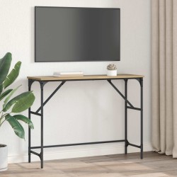 Table console Chêne artisanal 100 x 32 x 75 cm 621331621331