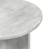 Ensemble de tables d'appoint 2 pcs Gris béton Bois d’ingénierie 621332621332