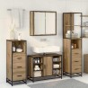 Ensemble de mobilier de salle de bain 3 pc Chêne artisanal 621335621335