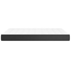 Matelas de lit à ressorts ensachés fermeté moyenne 137x190x20 cm similicuir 621336621336
