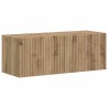 Meuble TV mural 2 pcs Chêne artisan Bois d'ingénierie 621339621339