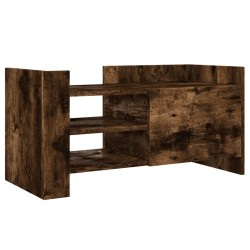 Meuble TV chêne fumé 80x35x40 cm bois d'ingénierie 621342621342