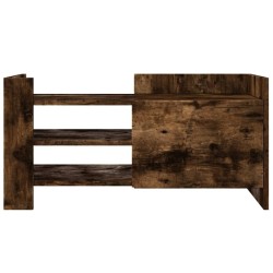 Meuble TV chêne fumé 80x35x40 cm bois d'ingénierie 621342621342