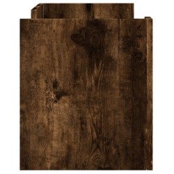 Meuble TV chêne fumé 80x35x40 cm bois d'ingénierie 621342621342
