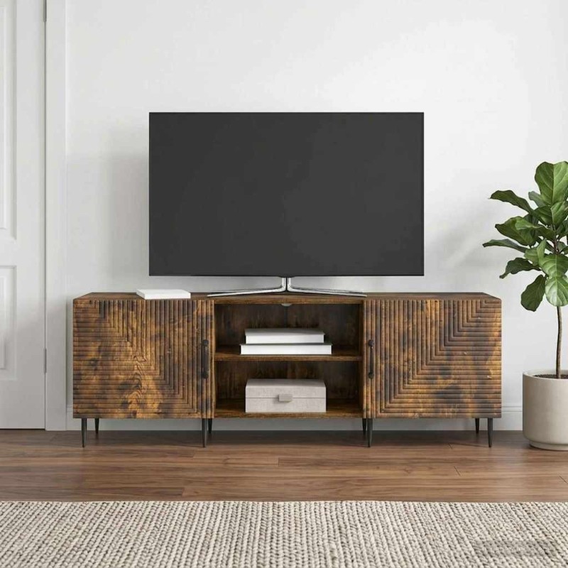 Meuble TV Chêne fumé 150 x 31 x 50 cm Bois d'ingénierie 621343621343