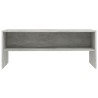 Meuble TV Gris béton 100x40x40 cm Bois d’ingénierie 621347621347
