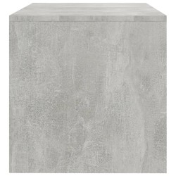 Meuble TV Gris béton 100x40x40 cm Bois d’ingénierie 621347621347