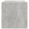 Meuble TV Gris béton 100x40x40 cm Bois d’ingénierie 621347621347