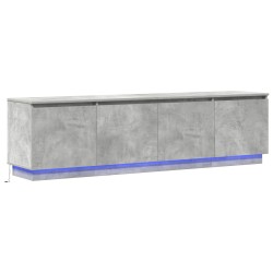 Meuble TV Gris béton 180 x 38 x 49 cm Bois d'ingénierie 621348621348