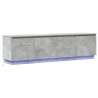 Meuble TV Gris béton 180 x 38 x 49 cm Bois d'ingénierie 621348621348