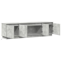 Meuble TV Gris béton 180 x 38 x 49 cm Bois d'ingénierie 621348621348