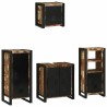 Ensemble de mobilier de salle de bain 4 pcs Bois Recyclé Solide 621350621350