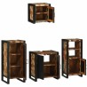 Ensemble de mobilier de salle de bain 4 pcs Bois Recyclé Solide 621350621350