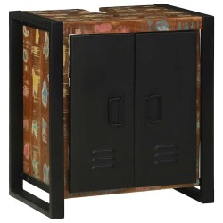 Ensemble de mobilier de salle de bain 4 pcs Bois Recyclé Solide 621350621350
