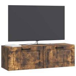 Meuble TV mural Chêne fumé 98 x 31 x 30 cm Bois d'ingénierie 621352621352